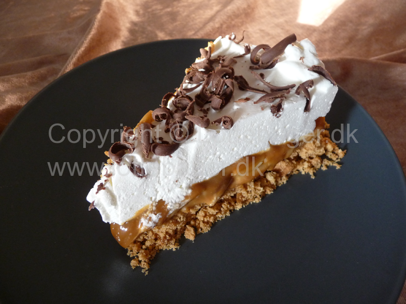 Banoffee pie (banantærte) - bageopskrift