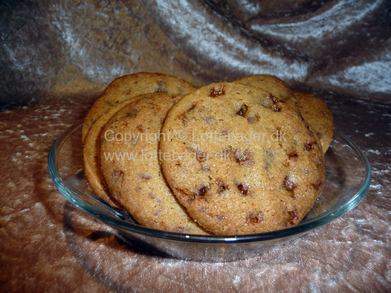 Cookies med Daim - bageopskrift